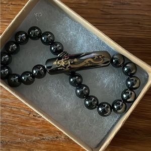 Handmade Dragon Hematite bracelet